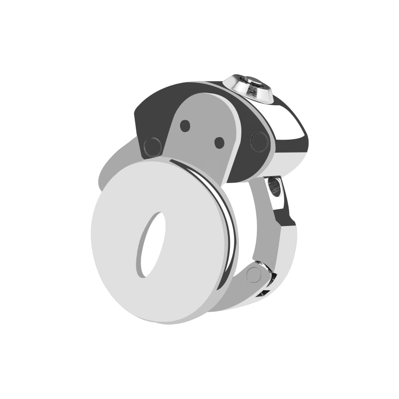 Chastity Cage with Integrated Flat Lock – Adjustable Fit (32mm–50mm)