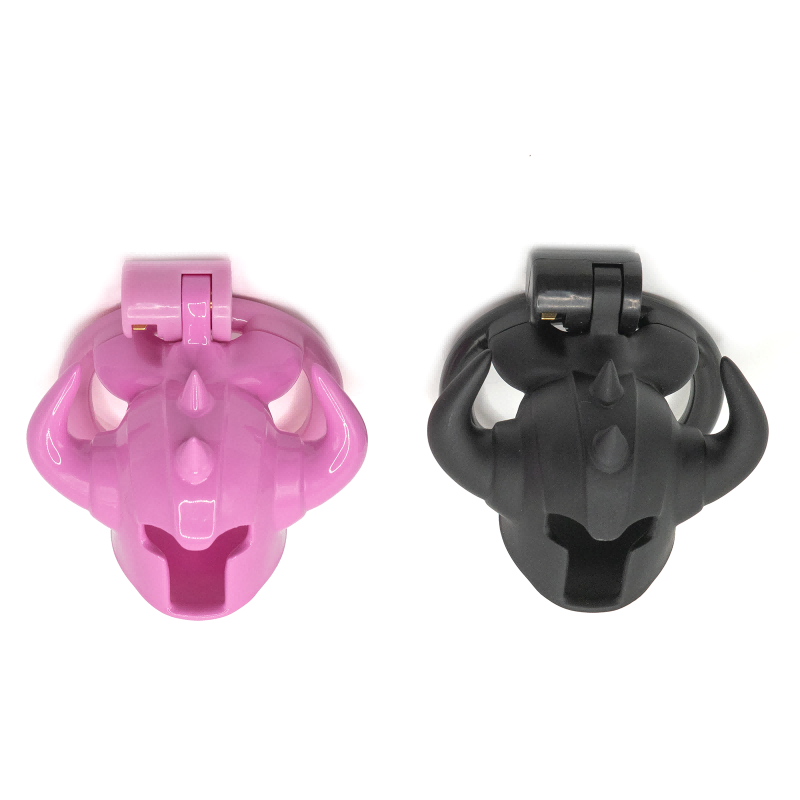 Minotaur Guard Horned Bull Armor Resin Chastity Cage – Taurus-Inspired Lightweight, Durable Male Chastity Device