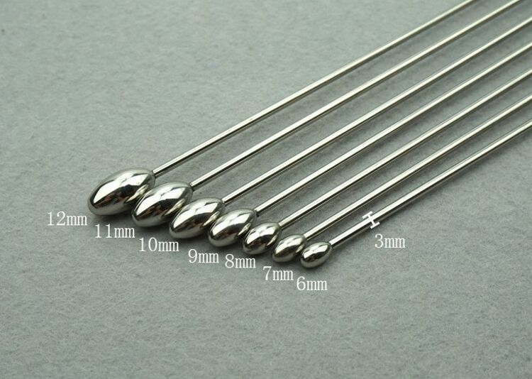 Male Urethral Plug Kit – Stainless Steel Sounding Rods, Chastity Toys & Probes