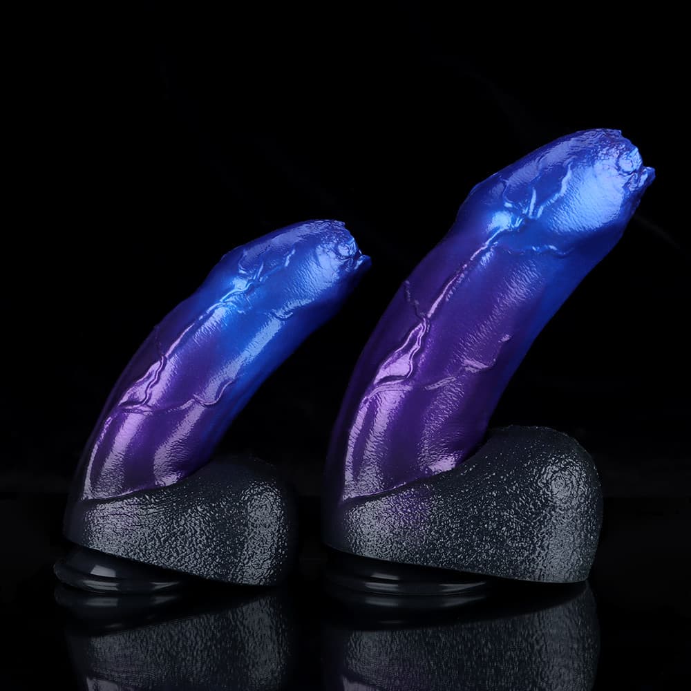 Naga Blue Purple Fantasy Dildo – Serpent-Inspired Silicone Toy for Targeted Stimulation