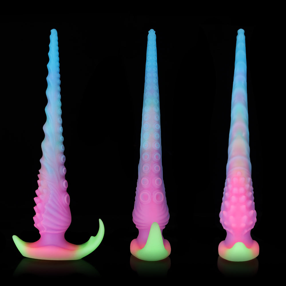 Sailing Octopus Tentacle Dildo – Multi-Color Blue, Pink, Purple