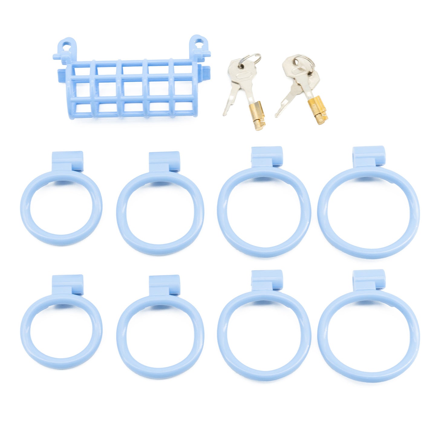 Double chicken cage chastity lock