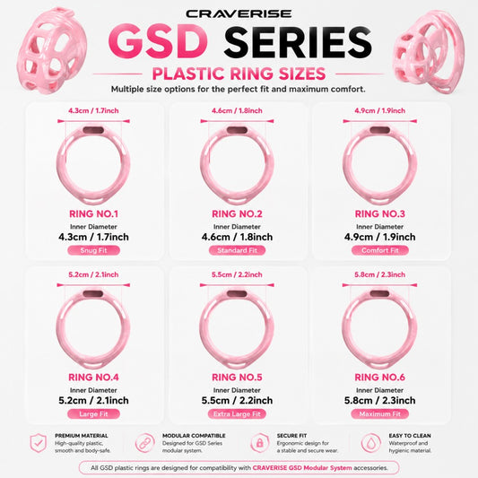 GSD Series Plastic Ring with Adjustable Wearable Strap – Modular Cage System Accessory