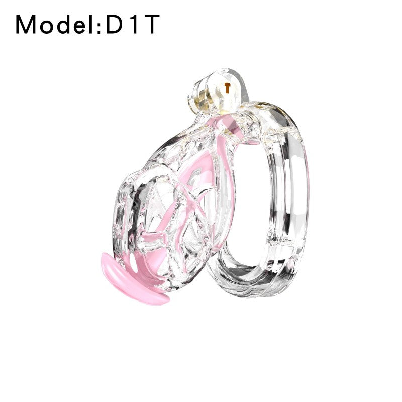 Transparent Viper Chastity Cage – 5 Sizes, Wearable Ring Design, Sleek Fit