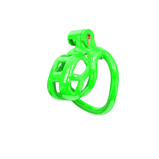 3D Printed Male Chastity Cage with Lock & 5 Rings – Resin Virginity Device for Men