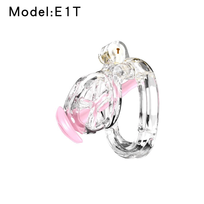 Transparent Viper Chastity Cage – 5 Sizes, Wearable Ring Design, Sleek Fit