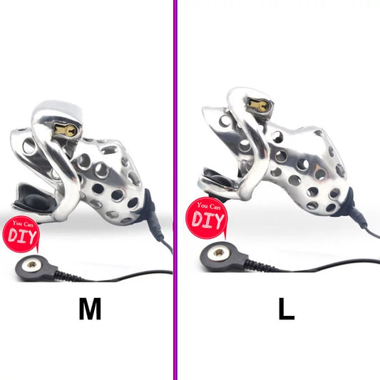 Electric Shock Metal Cock Cage 2.0 – Ultimate Male Chastity Device