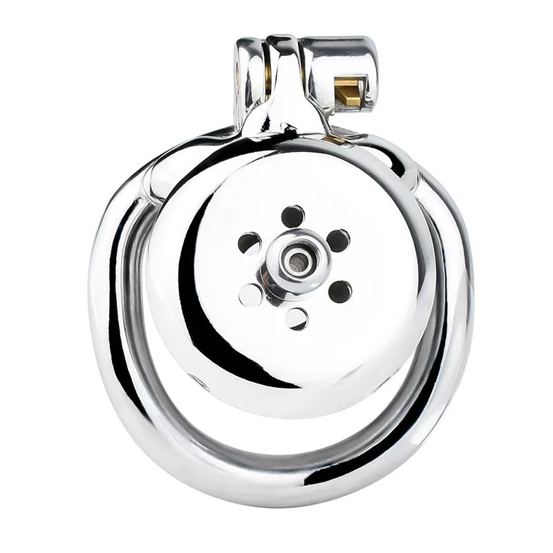 Flat Metal Male Chastity Cage – Inverted 2.0 Design