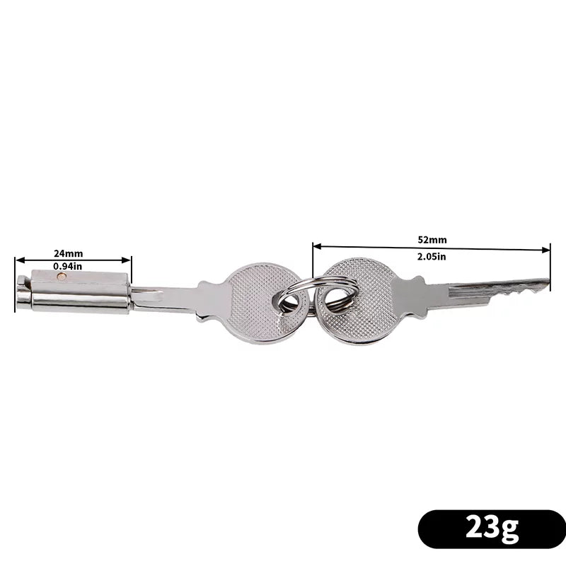 Metal Male Chastity Cage with Prince Albert Lock – Small Size