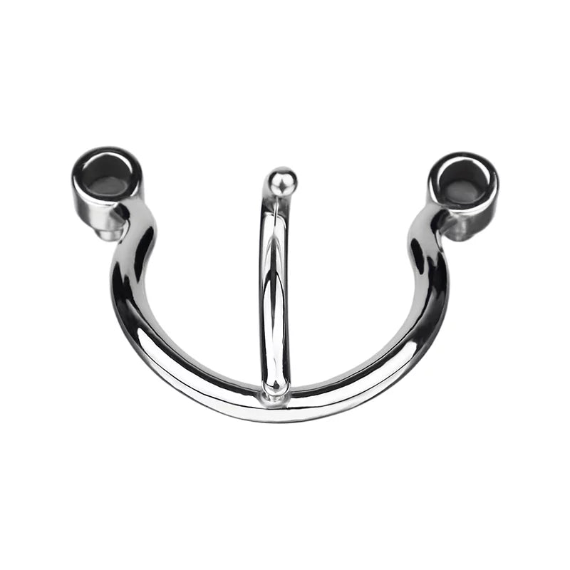 Metal Male Chastity Cage with Prince Albert Lock – Small Size