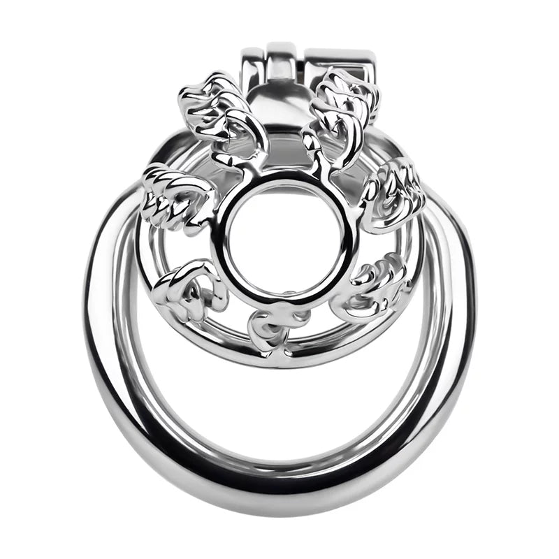 Male Chastity Metal Cock Cage– Slim Chain Version