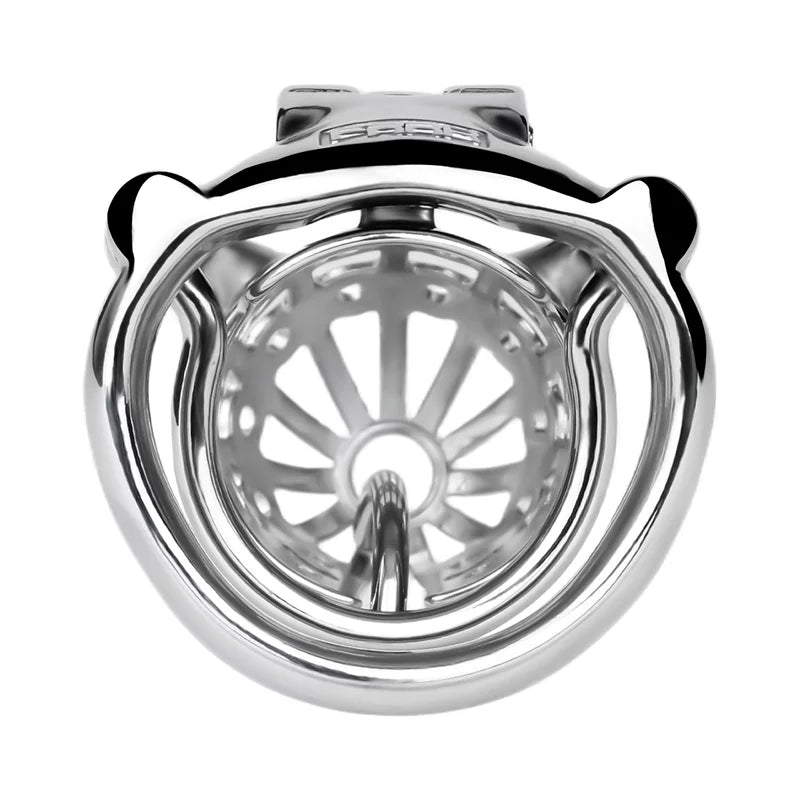 Metal Chastity Cage with Dual-Mode PA Ring – Removable Design for Two Unique Sensations