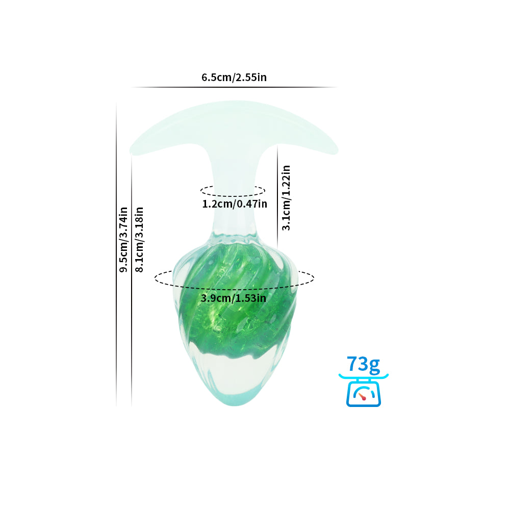 Ice Cream Crystal Butter Plug - 9 Color