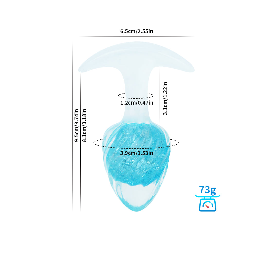 Ice Cream Crystal Butter Plug - 9 Color