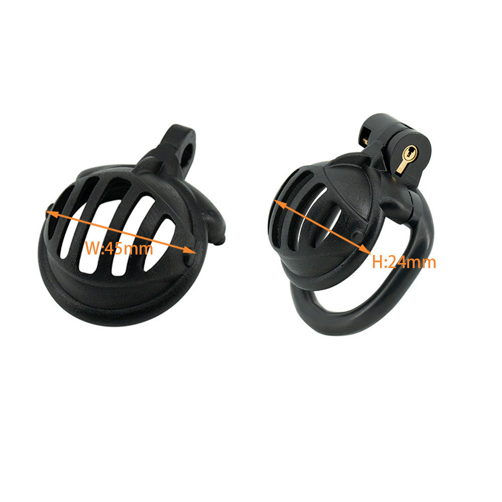 Knight helmet chastity lock