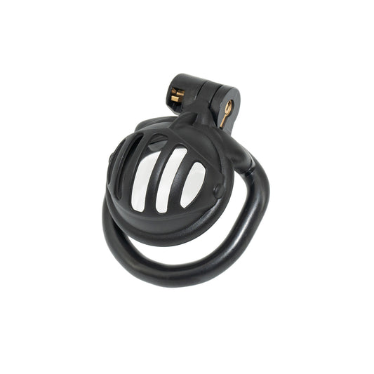 Knight helmet chastity lock