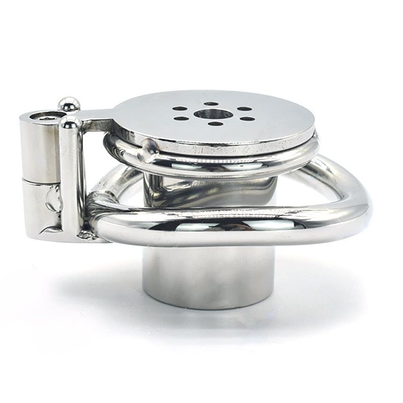 Keyless Inverted Chastity Cage with Urethral Plug