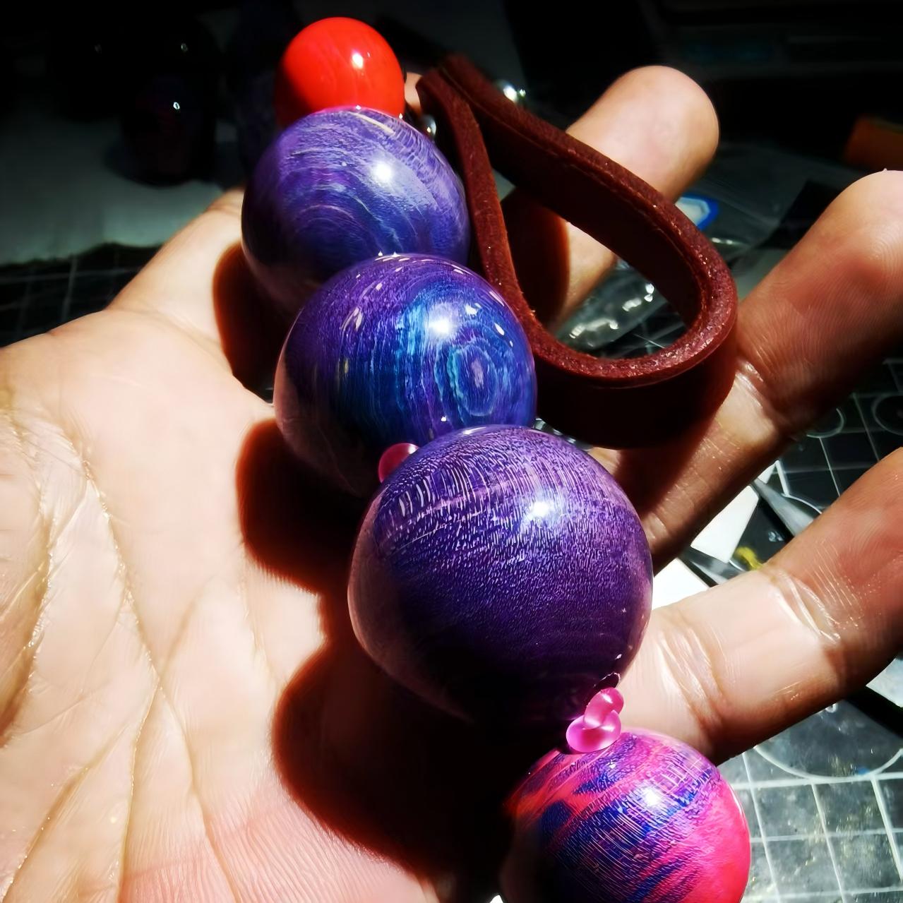 Wooden Anal Beads