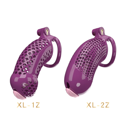 Oversized Chastity Device – Lightweight Resin with Ventilation & Strap