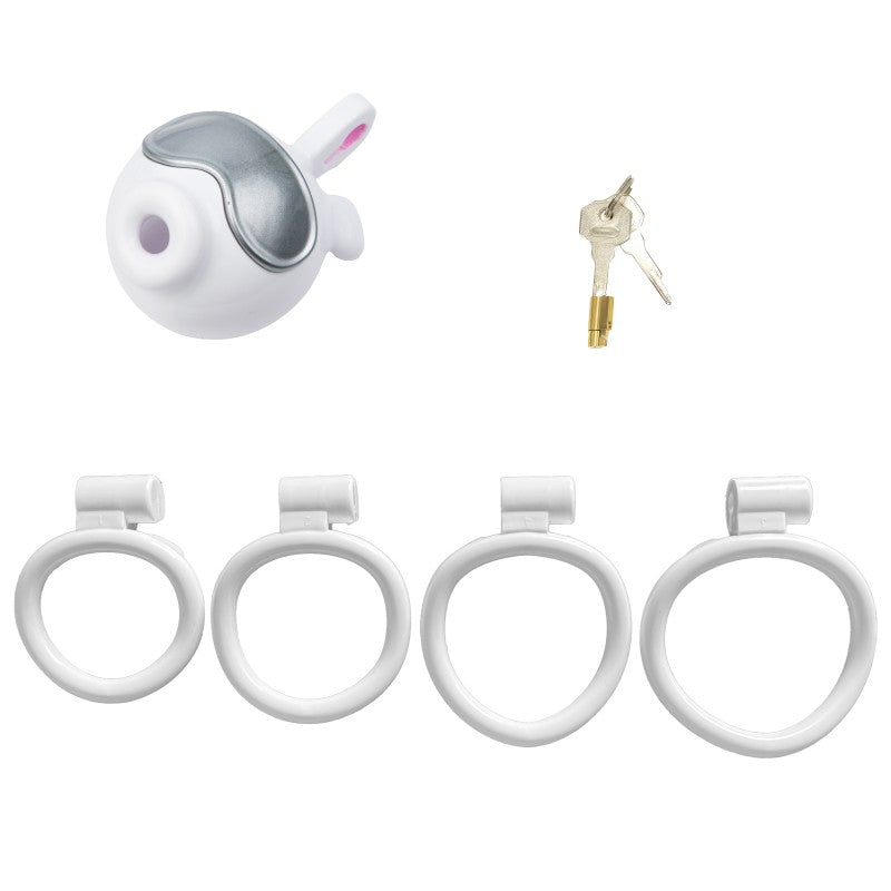 Octopus Goggle Chastity Cage ๐ โ Compact Male Chastity Device with Key