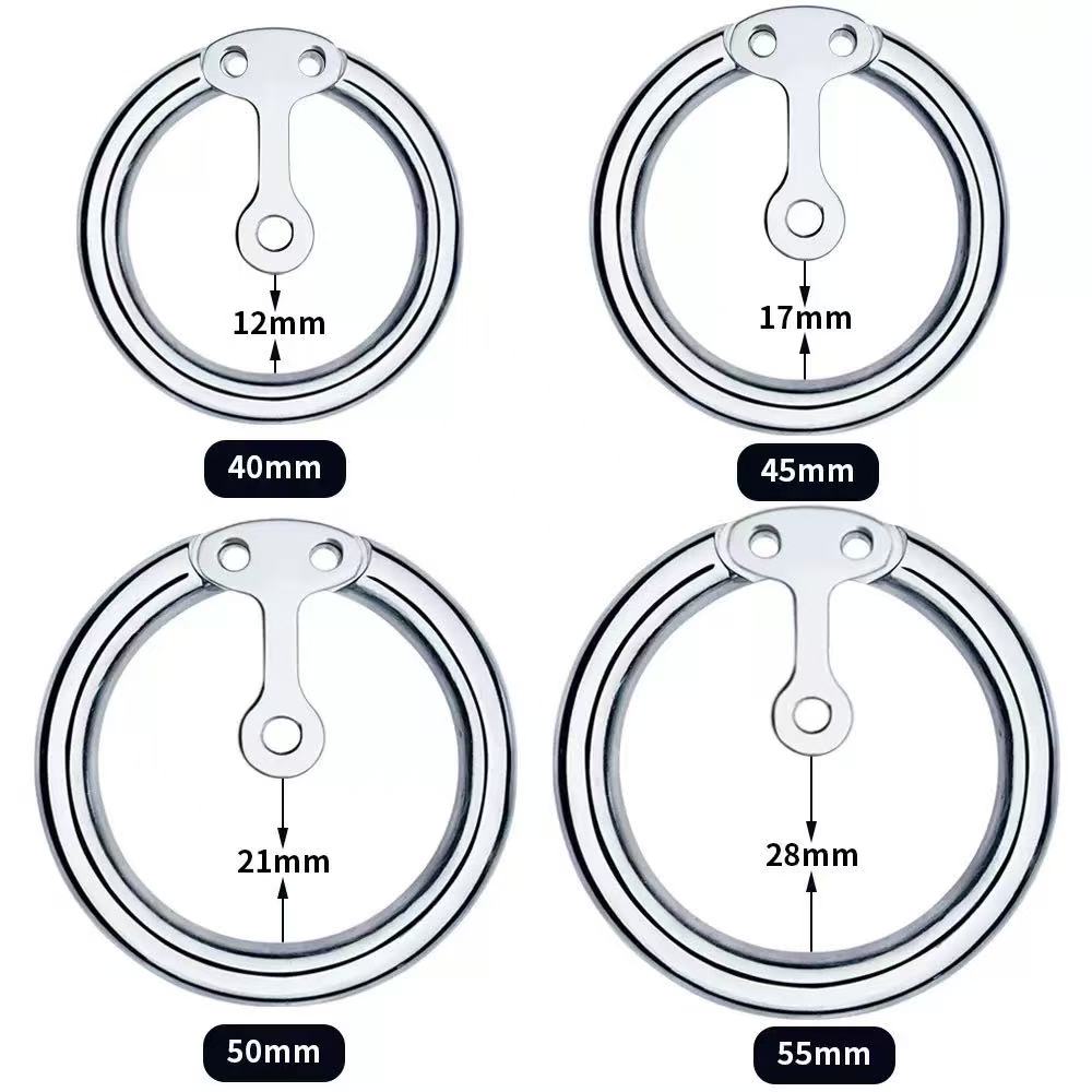 Discreet packaging for Flat Chastity Cage with Metal Inverted