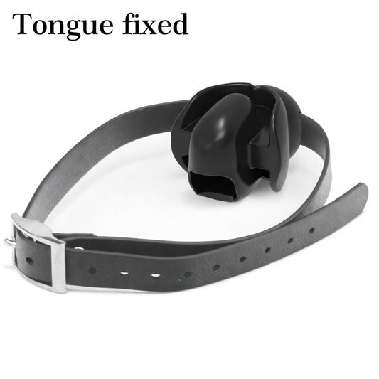 Tongue Fixed Tongue Restraint Gag | BDSM Mouth Control Gag