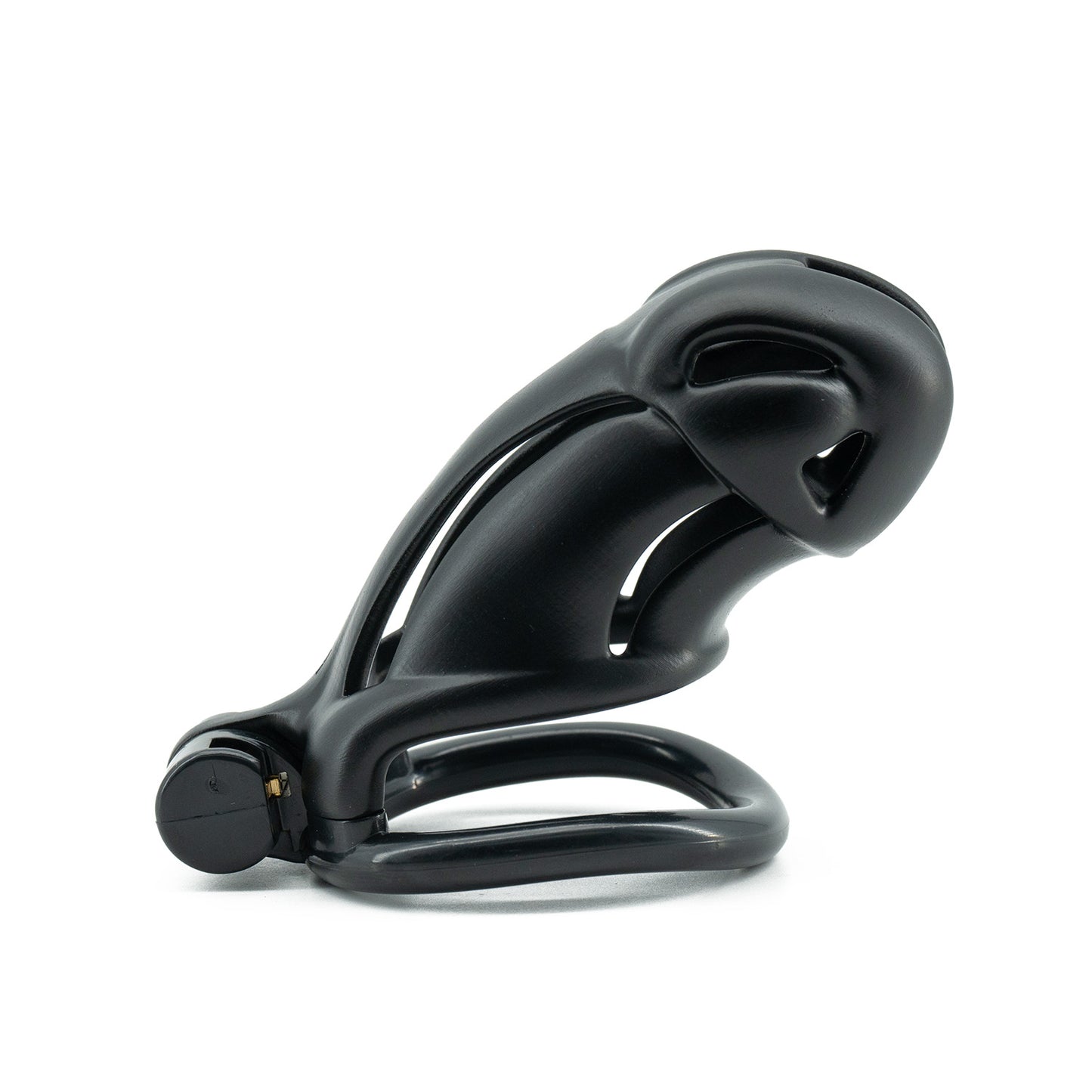 Viper 3D-gedruckter Keuschheitskäfig für Männer | Schlangenkopf-Design | Schwarzes Harz | 5 Größen verfügbar (N+, S, S+, R, R+)