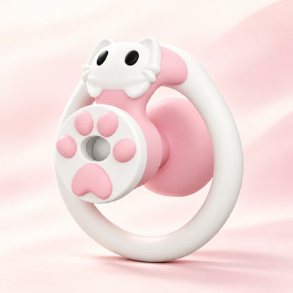Kitty Twist Adjustable Inverted Chastity Cage – Pink & White