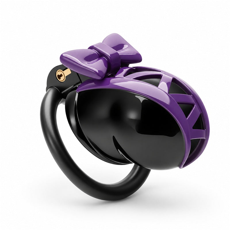Two-Tone Bow Chastity Cage