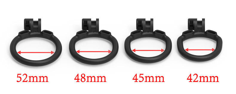 Jaula de castidad invertida para hombres: resina impresa en 3D, entrenamiento para mariquitas, talla pequeña 