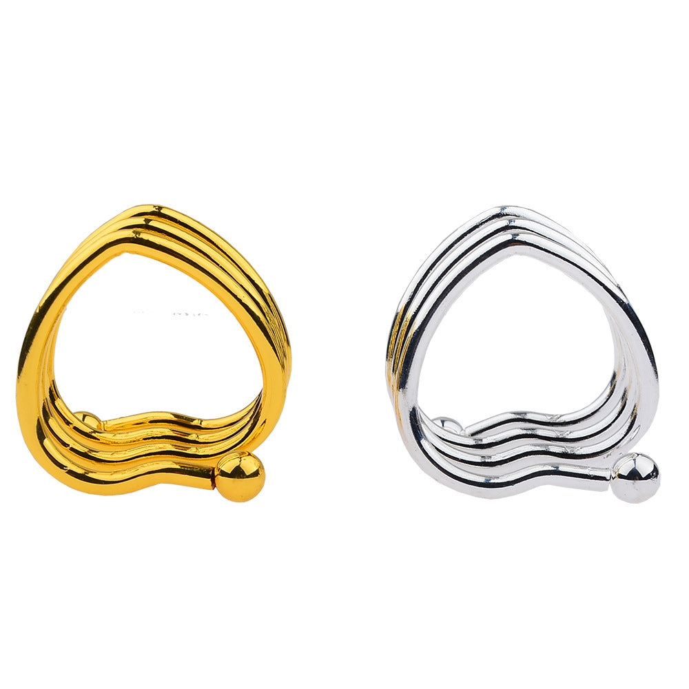 Metal Penis Restraint Device for Men – Cock Cage, Chastity Ring & Ejaculation Control Toy