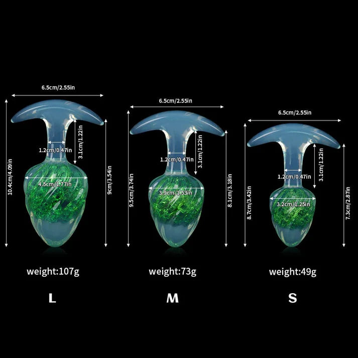 Tapón de mantequilla de cristal para helado - 9 colores