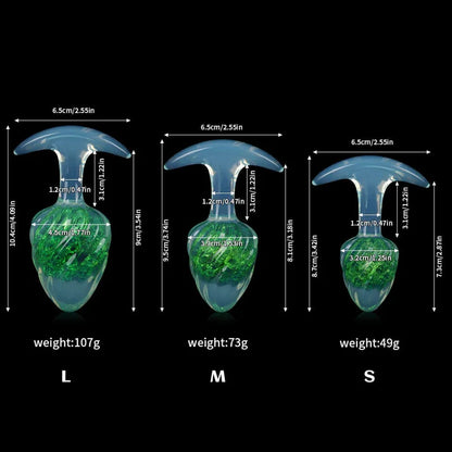 Tapón de mantequilla de cristal para helado - 9 colores