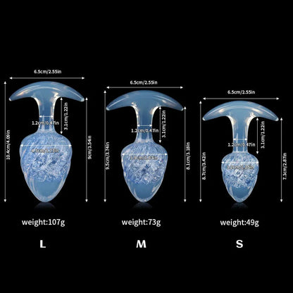 Tapón de mantequilla de cristal para helado - 9 colores