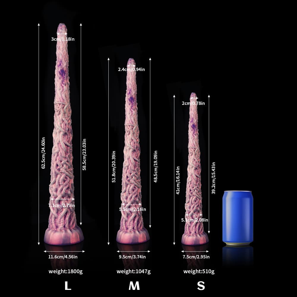 Vine Purple Tentacle Dildo – Artistic Fantasy Silicone Toy with Elegant Gradient