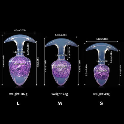 Tapón de mantequilla de cristal para helado - 9 colores