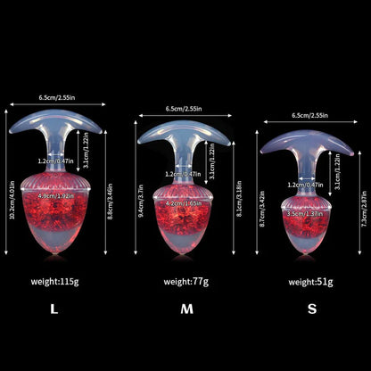Chestnut Crystal Butter Plugs - 9 Colors