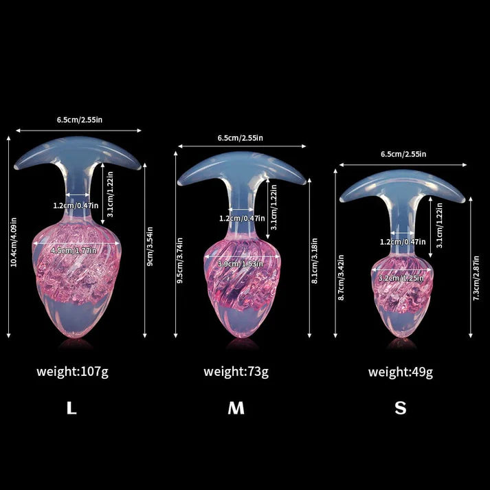 Tapón de mantequilla de cristal para helado - 9 colores