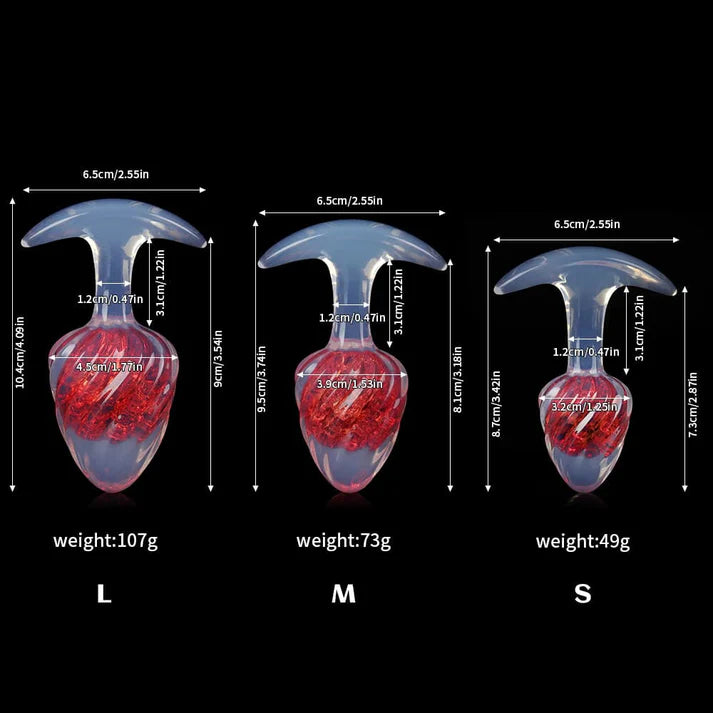 Tapón de mantequilla de cristal para helado - 9 colores