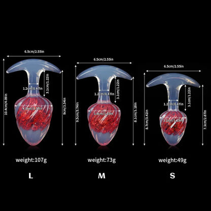 Tapón de mantequilla de cristal para helado - 9 colores