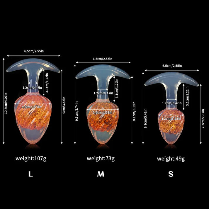 Tapón de mantequilla de cristal para helado - 9 colores