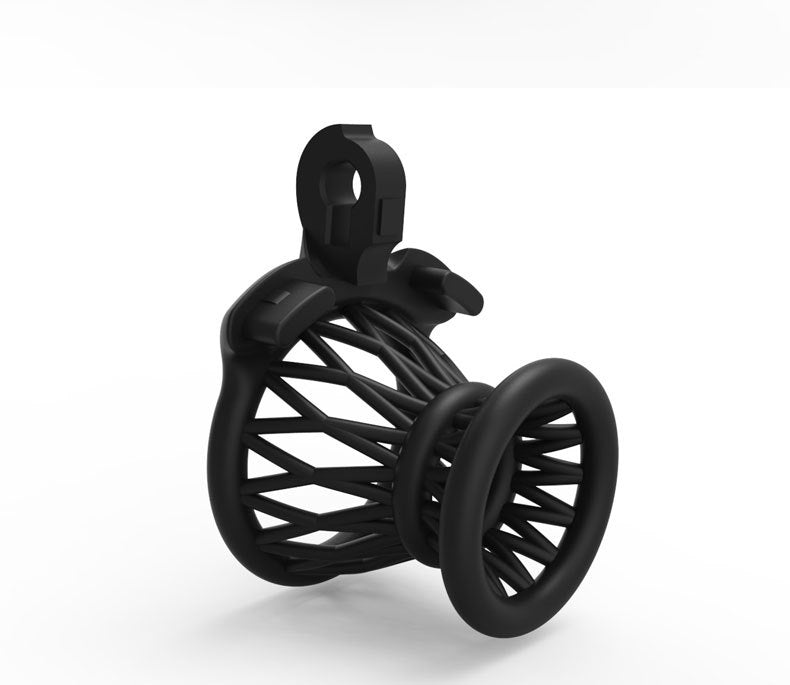 Jaula de castidad invertida para hombres: resina impresa en 3D, entrenamiento para mariquitas, talla pequeña 