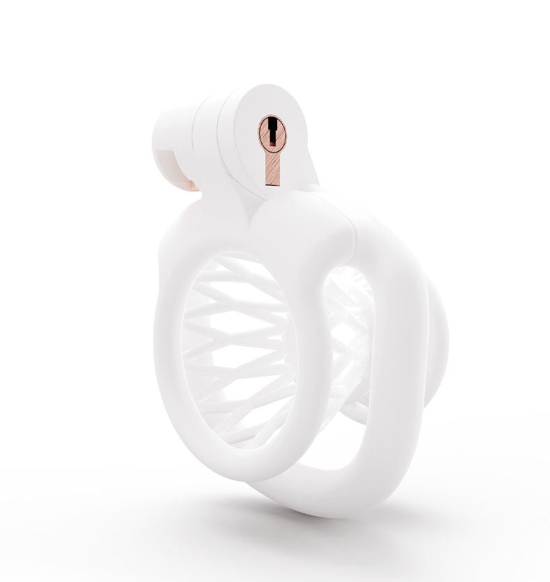 Jaula de castidad invertida para hombres: resina impresa en 3D, entrenamiento para mariquitas, talla pequeña 