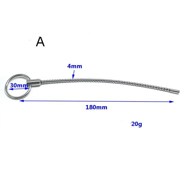 Safe Flexible Stainless Steel Urethral Sound