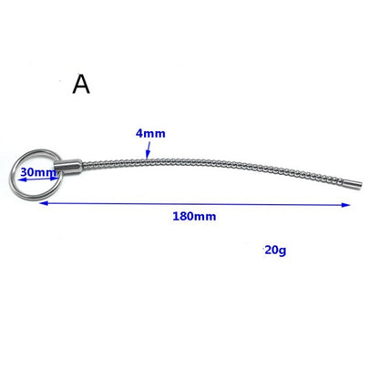 Safe Flexible Stainless Steel Urethral Sound