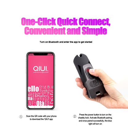 QIUI Cellmate 2 Remote-Controlled Cock Cage for Men