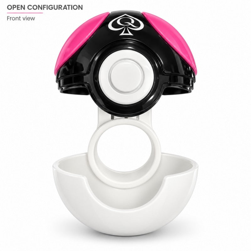 Capture Ball Full-Enclosure Chastity Cage – Pink ABS