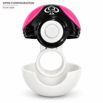 Capture Ball Full-Enclosure Chastity Cage – Pink ABS
