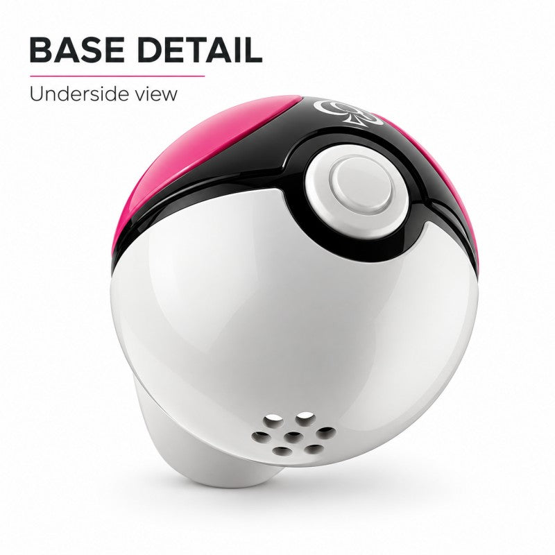 Capture Ball Full-Enclosure Chastity Cage – Pink ABS