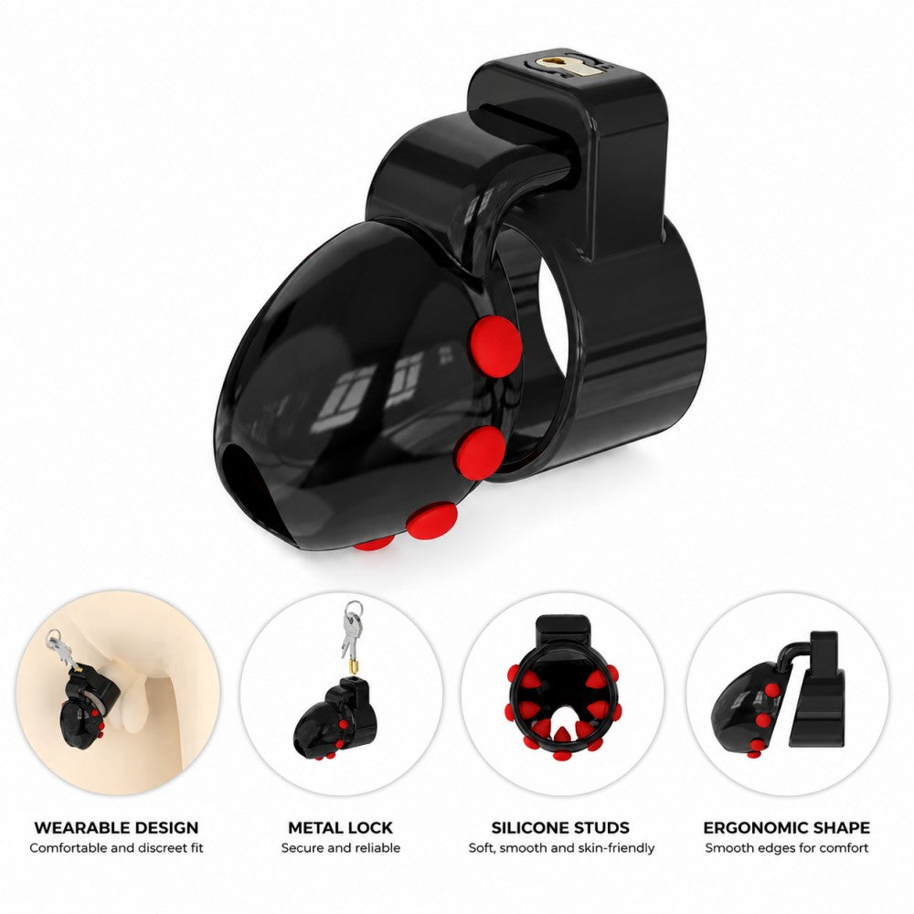 Ringless Head-Enclosing Chastity Lock